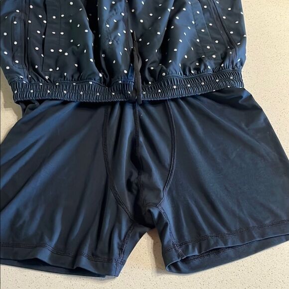 Lululemon Blue and White Lined Polka Dot Athletic Casual Shorts Men’s L - Picture 5 of 9